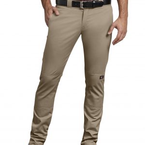 WP811 FLEX Skinny Straight Fit Double Knee Work Pants
